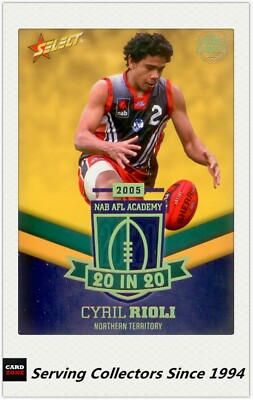 2016 AFL Future Force Card NAB Academy 20 in 20 NAA16 Cycil Rioli- Hawthorn