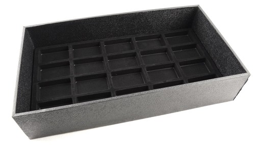 Large Black Jewellery Display Storage Tray 3 Inch Deep & Choice of Black Insert - Picture 8 of 13