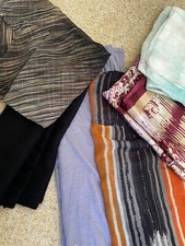 Scarves.    collection of six womans  scarves. (item 37)