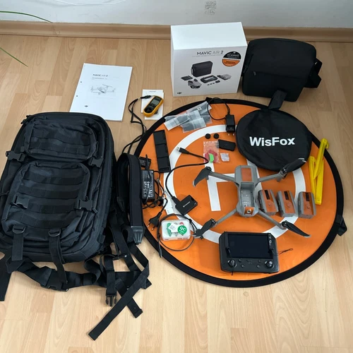 DJI Mavic Air 2 Fly More Combo +Smart Controller +Rucksack +3 Akkus +Windmesser