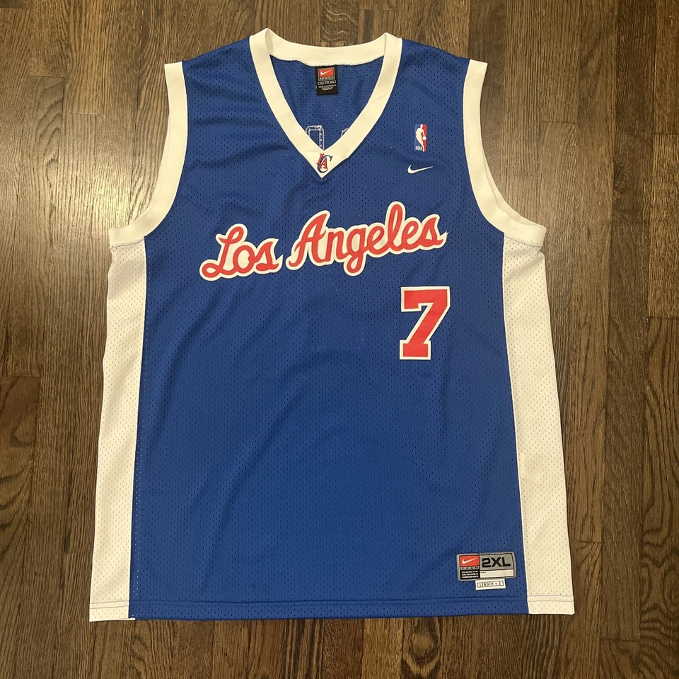 Los Angeles Clippers Jersey Size 2XL Mens Lamar Odom Blue Nike - Image 2 of 4