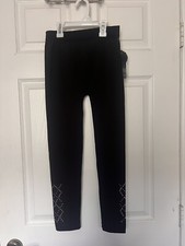 Cute Girls Cozy Fleece Tights with embellishments size 7-16 NWT