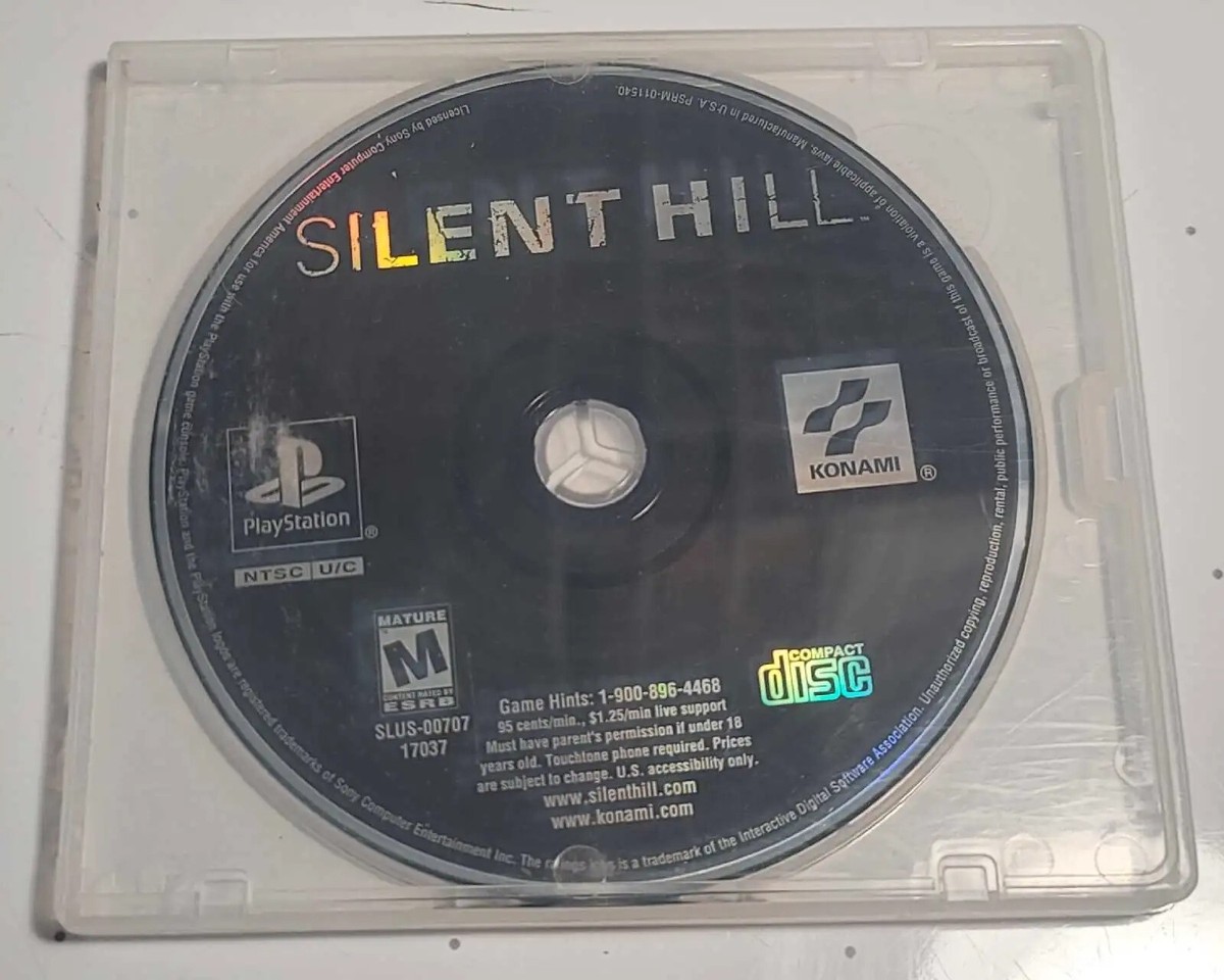 Silent Hill (Sony PlayStation 1, 1999)Disc Only, Untested