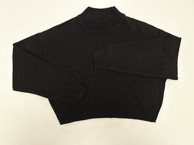 Schwarzer Strickpullover HM XS