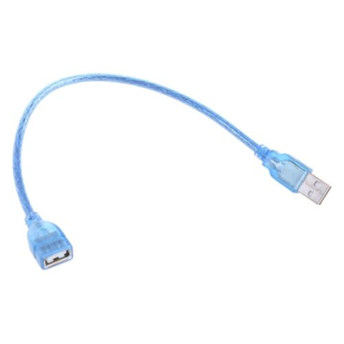USB 2.0 Male to USB Female Short Cable USB Extension Cable Adapter 23cm - Afbeelding 1 van 8