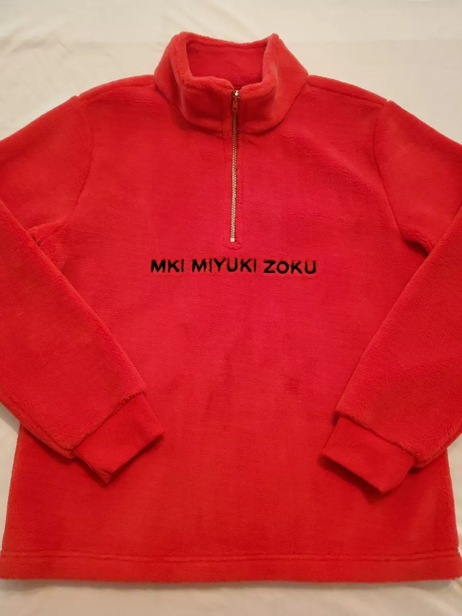Mens Med MKI MIYUKI ZOKU 1 4 Zip Fleece Sweater Pullover Jumper