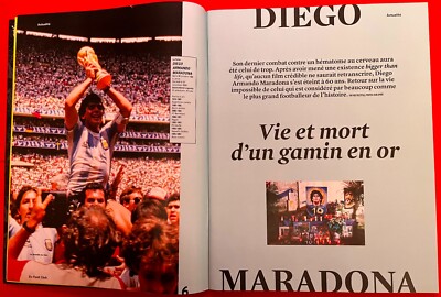 FOOTBALL SO FOOT CLUB n°67 HOMMAGE MARADONA + BILAN 2020 + POSTER & FICHES RARE