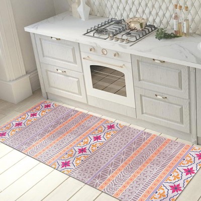 Rugshop Kitchen Floor Mats Boho Shade Anti-Fatigue Standing Mat Bathroom Runner