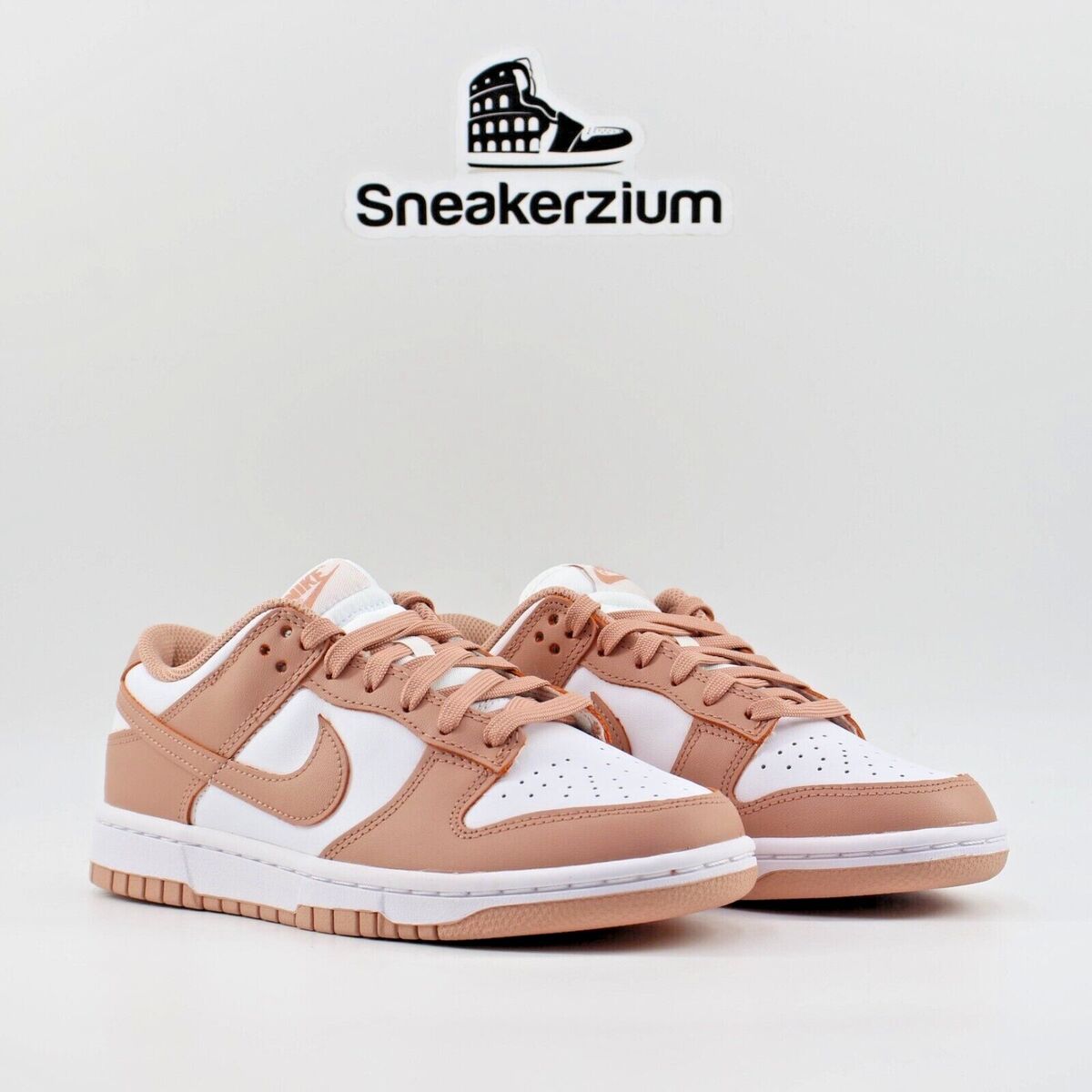 Nike Women's Dunk Low Rose Whisper Pink White DD1503-118 Women's Sizes