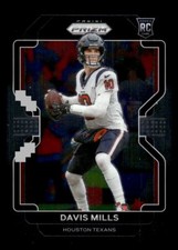 2021 Panini Chronicles Prizm Black #15 Davis Mills Houston Texans Football Card