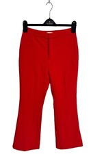 Nine West Women's Bright Red Kick Flare Dress Pants Size 2