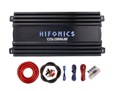Hifonics HCC-4200.1D Colossus Classic 4200W Mono Block Amp + BCC0R 0-Gauge Kit