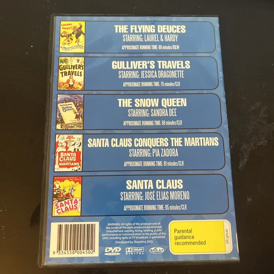 Gulliver's Travels / The Snow Queen / Santas Claus / Flying Deuces DVD - Image 2 of 3