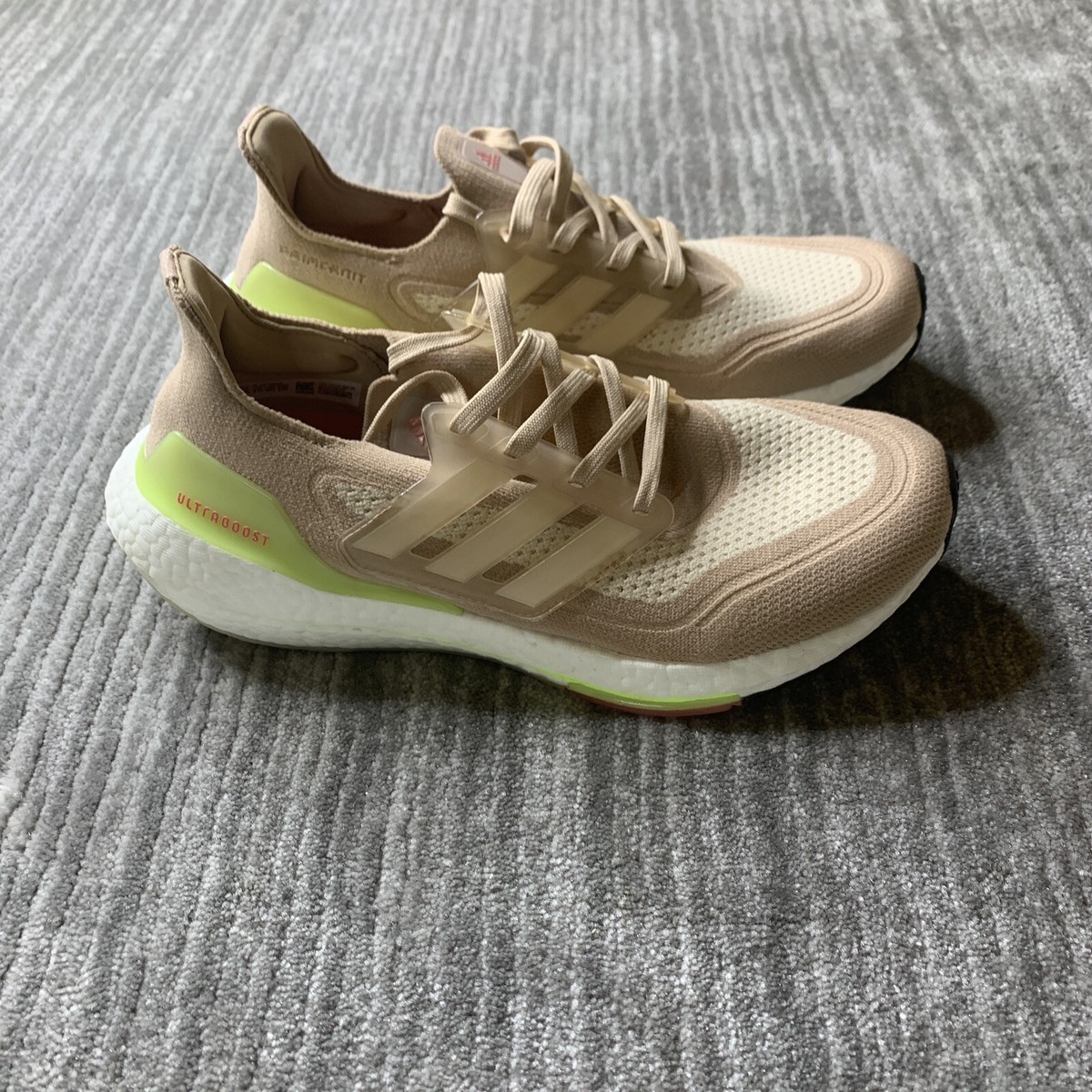 Adidas Ultraboost 21 Pale Pink Women's Size Running Shoes Rare