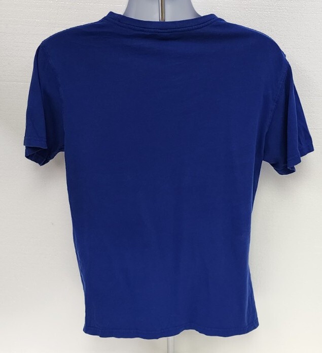 PONY T shirt blu BATee Design MUSTANG DEPOT OF KUWAIT taglia: L G 100% cotone