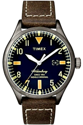 Timex Waterbury Heritage Indiglo Original Leather Strap Men's