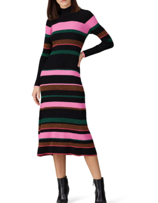 Tanya Taylor Women Velma Open Back Knit Sweater Dress Black Pink Striped Size M | eBay Tanya Taylor Women Velma Open Back Knit Sweater Dress Black Pink Striped Size M | eBay