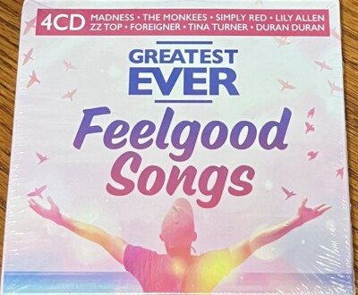 VARIOUS ''GREATEST EVER FEELGOOD SONGS  BRAND NEW ORIGINAL 2022 UK 4CD ALBUM