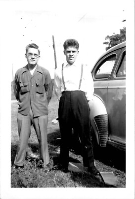 Rebel Youngsters Plotting a Devious Scheme ~ 1940s Vintage Photograph