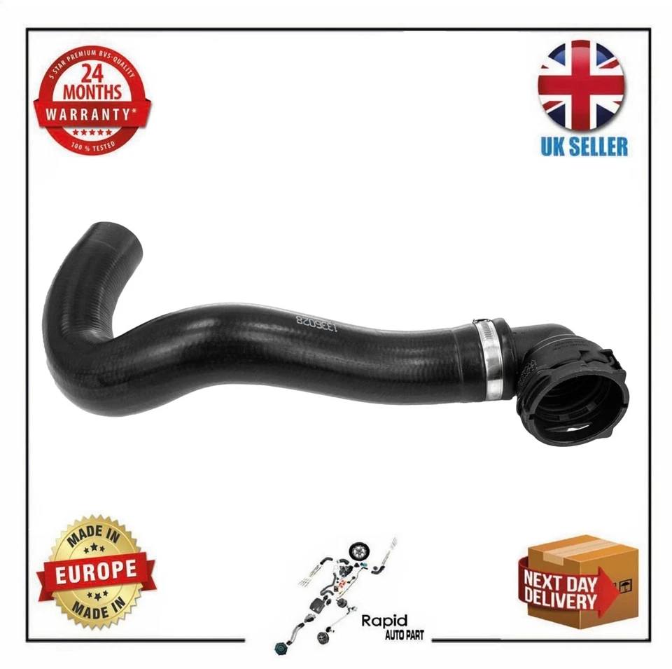 Tubo de manguera inferior del radiador para Opel Vauxhall Corsa D 1.2 1.4 (2006 - 2014) 1336028 Foto 3 de 4