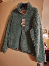Ocean Washed Series Reel Life Women's Coat Size 2x