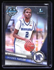 Javonte Taylor 2023-24 Bowman University Chrome #53 Memphis Tigers
