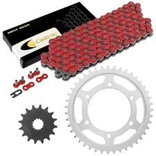 Red Drive Chain And Sprocket Kit for Suzuki GSX-R600 2011-2018