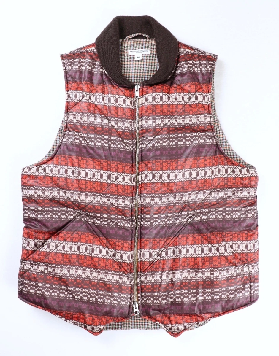 Engineered Garments Mens Nylon Puffer Vest M Medium $396 | eBay
