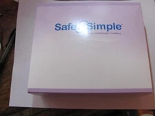 SAFE SIMPLE 1 BX/30 EA Stoma Cap with Acrylic Tape Collar SNS14506