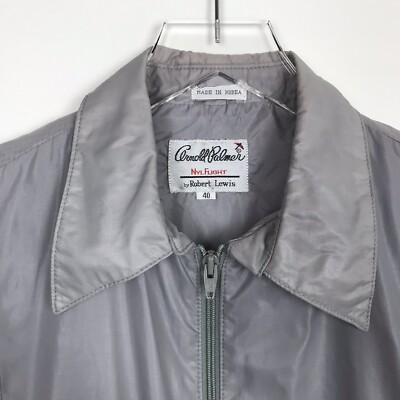 Vintage Arnold Palmer Wind Breaker Jacket Mens Large Size 40 Nylon