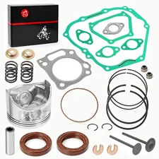 Engine Top End Rebuild Kit +0.5 Piston Valve Kit For YAMAHA G21 G22 G27 G28 YDRA