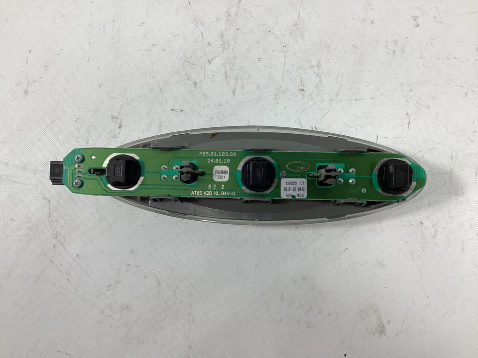 Lámpara de luz de lectura con cúpula superior Mini Cooper 2011-2013 9219142 OEM. Foto 3 de 4