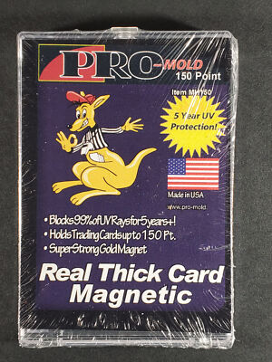 108x Pro Mold MH150 Original 150pt Magnetic Card Holder One Touch (6 Full Boxes)