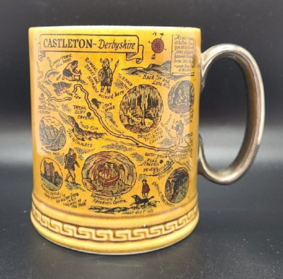 Rare Vintage Britania Designs Tankard - Castleton Derbyshire