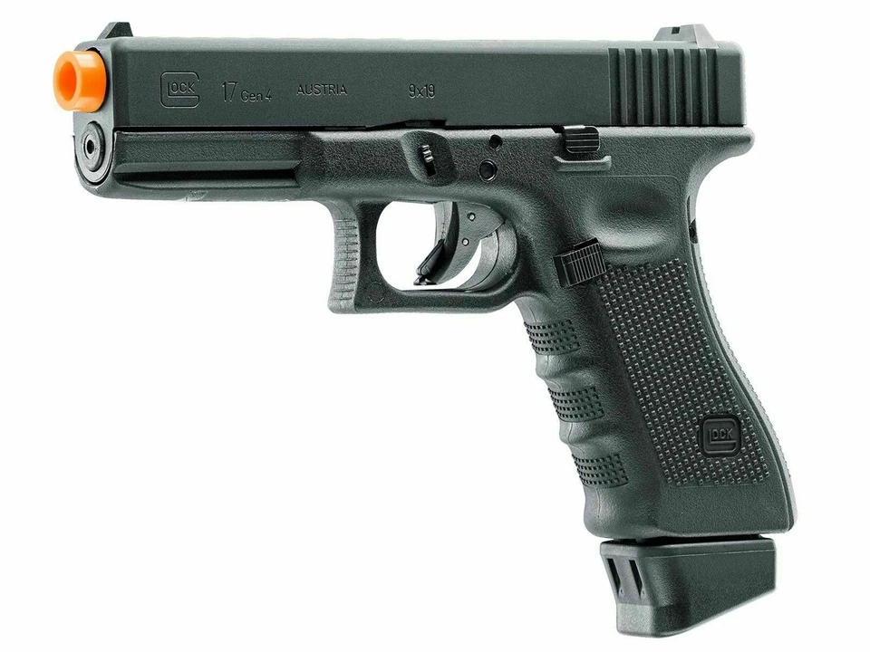 Pistola de Airsoft Umarex Glock G17 Gen 4 CO2 Blowback 6 mm con paquete Wearable4U Foto 4 de 4