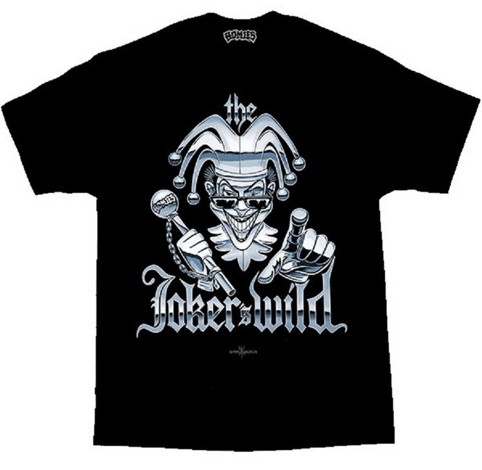 FOR THE HOMIES FOR THE HOMIES CROWN Pocket T-Shirt HOMIES SIGNATURE- JOKERS WILD Chrome - Men's MAX HWT Tee | eBay