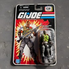 Sealed 2007 GI Joe 25th Anniversary ARAH Roadblock Machine Gunner - NEW