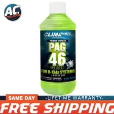Premium Synthetic A/C Refrigerant Oil PAG 46UV Vis 8oz.