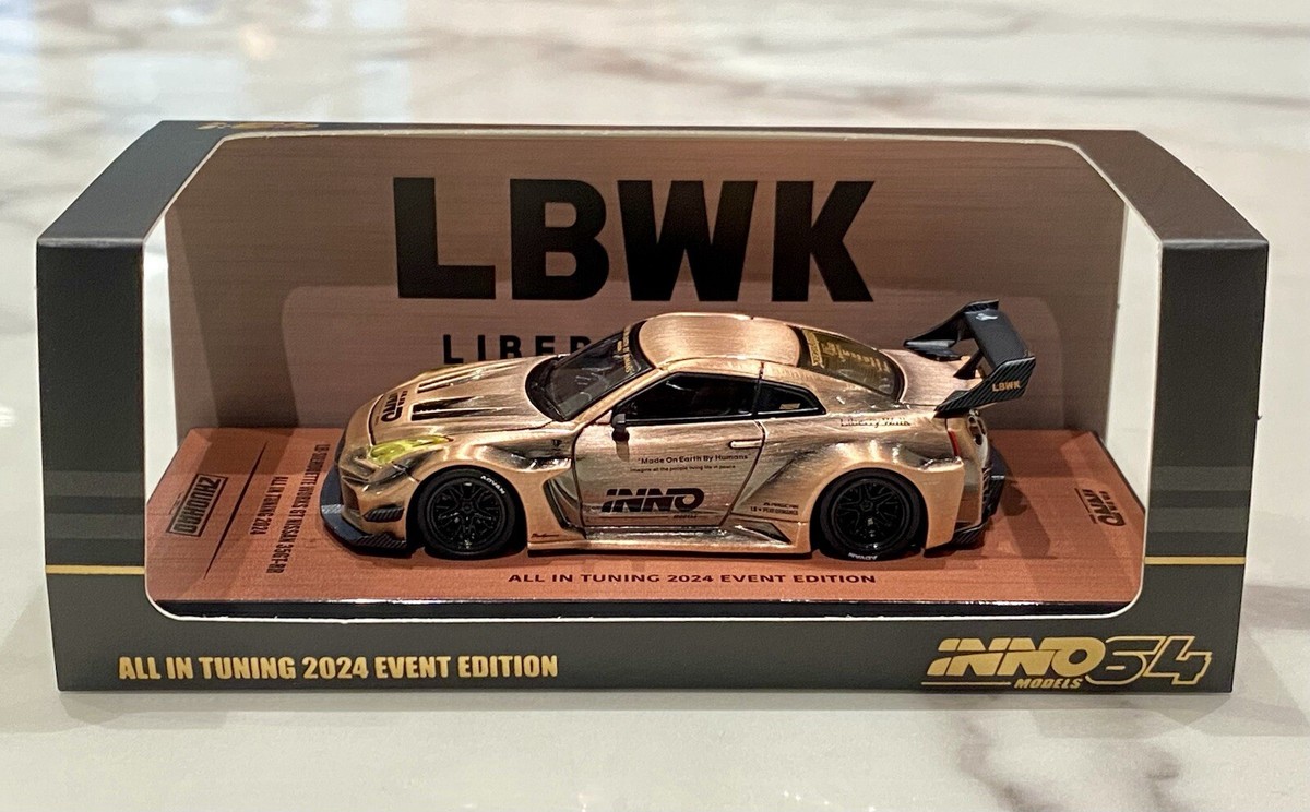 INNO64 Nissan 35GT-RR LB-SILHOUETTE WORKS AIT 2024 R35 Chase INNO64 Nissan 35GT-RR LB-SILHOUETTE WORKS AIT 2024 R35 Chase