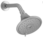 NEW Kohler 22169-G Forte Multi-Function 3 function Shower Head - Brushed Chrome