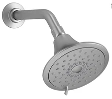 NEW Kohler 22169-G Forte Multi-Function 3 function Shower Head - Brushed Chrome