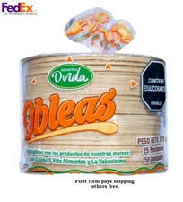 Colombia Wheat Wafers 25 pairs 50 pcs Obleas Milk Caramel dessert