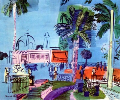 The Casino at Nice by Raoul Dufy – 1927 French Riviera Print