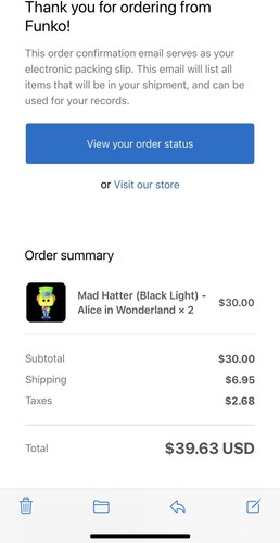 FUNKO POP Sombrerero Loco (Luz Negra) - Alicia en el País de las Maravillas (En Mano) - Imagen 3 de 3
