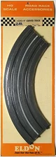 2 1967 ELDON Road Race HO Slot Car 1/4 radius 9" Curve Track #3213 Sealed