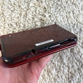 Nintendo &ldquo;New&rdquo; 3DS XL Metallic Red Handheld Console System RED-001 FOR PARTS