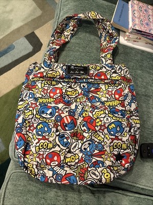 Tokidoki JuJuBe SUPER TOKI Be Light Tote Bag 12'' W x 13.5'' H x 3'' D Zip Close