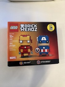 Lego Brickheadz SDCC Exclusive 41492 Iron Man & Captain America