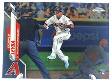 Domingo Leyba 2020 Topps Chrome Rookie Card #10. rookie card picture