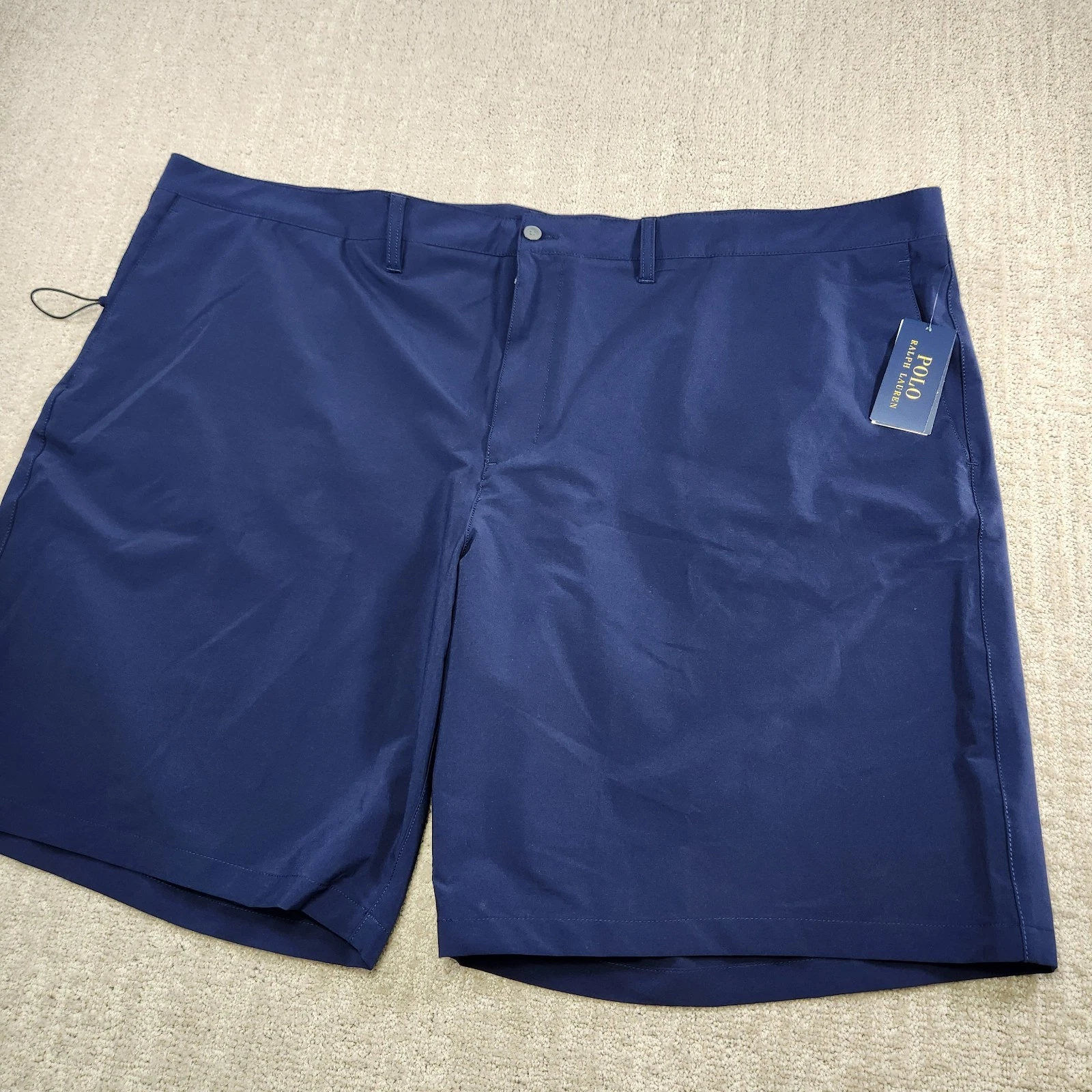 Polo Ralph Lauren Shorts Men 50B Performance Chino Blue Stretch Golf Quick Dry